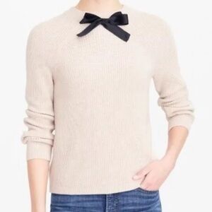 J Crew bow neck sweater